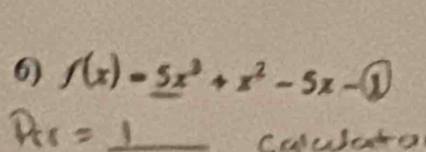 f(x) = 5x² 1