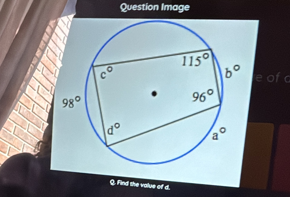 Question Image
eofc
Q Find the value of d.