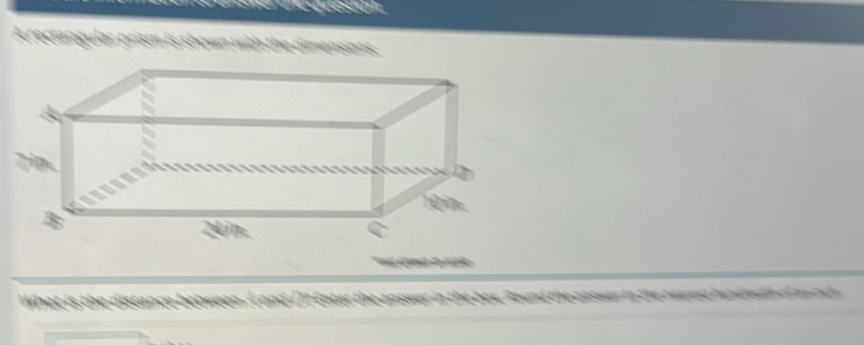 A rectangular prism Is shown with the dimensions

h