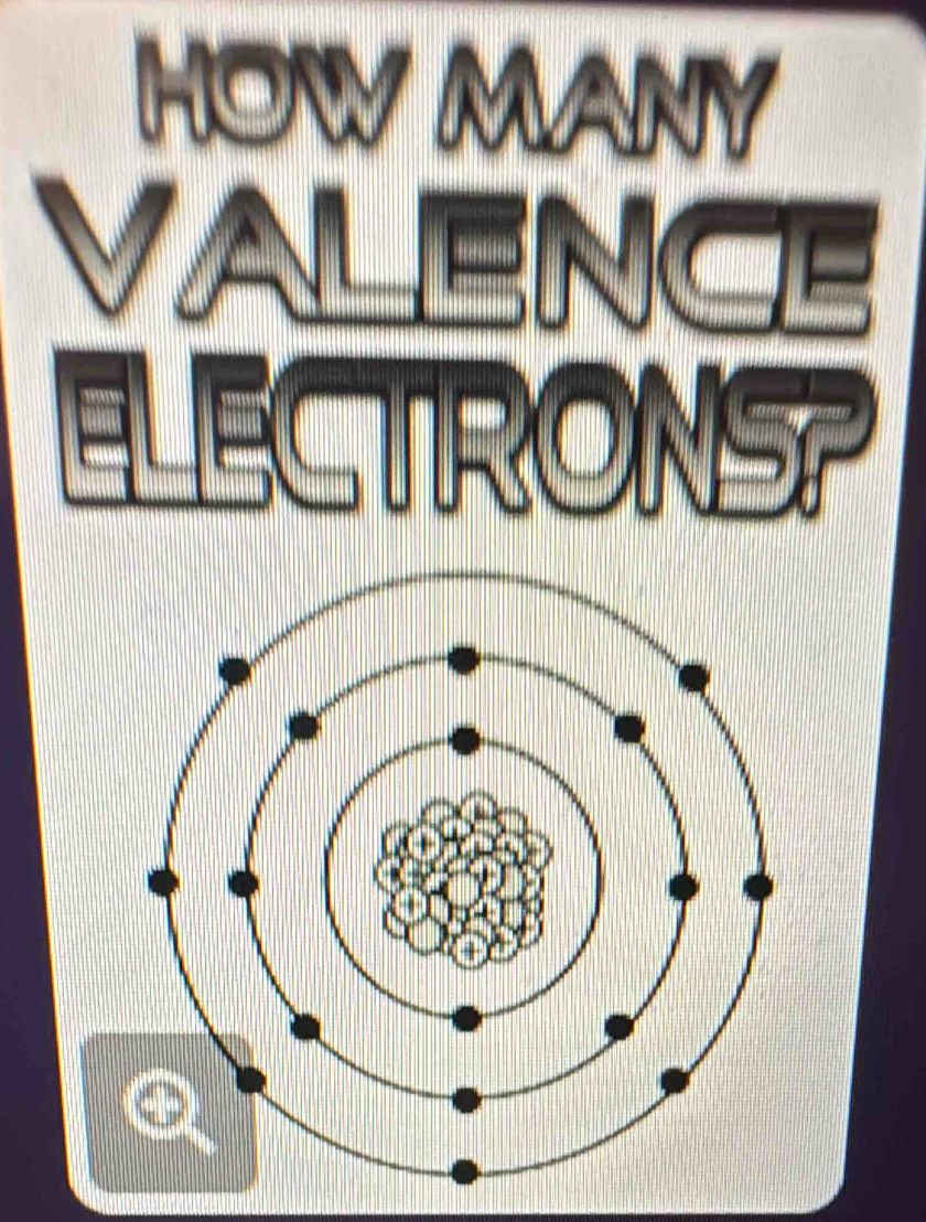 HOW MANY 
VALence 
ELECTRONSP