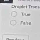 Droplet Trans
True
False