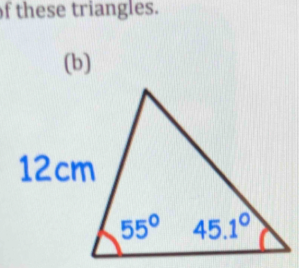 these triangles.
(b)