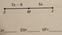 x= _ EM= _ MF= _