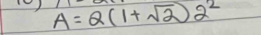 A=Q(1+sqrt(2))2^2