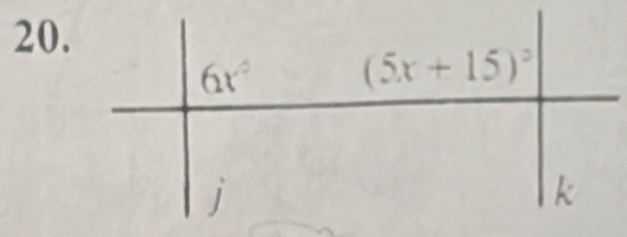 6x° (5x+15)^circ 
j
k