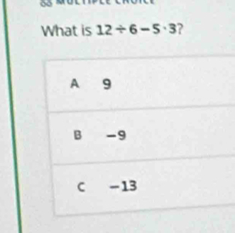 What is 12/ 6-5· 3 ?