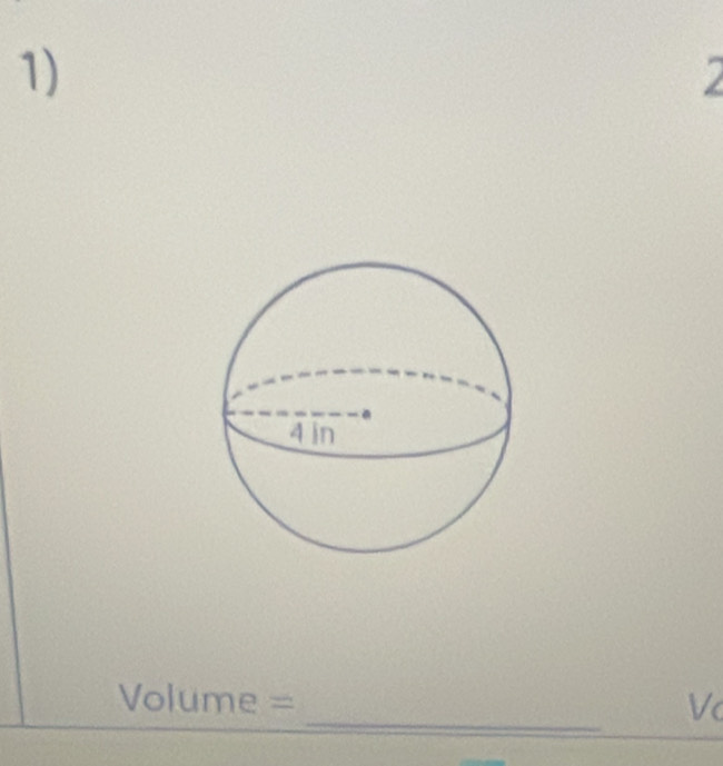 Volume = Vc