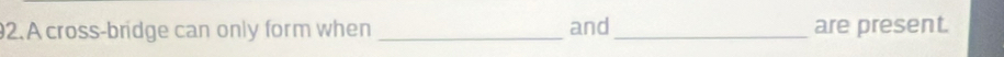 A cross-bridge can only form when _and _are present.