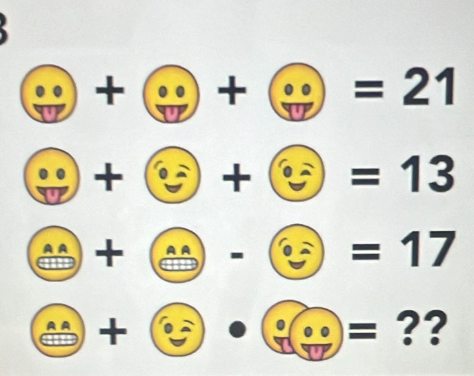 + (º + . =21
U
+
+
=13
+
.
=17
= ??