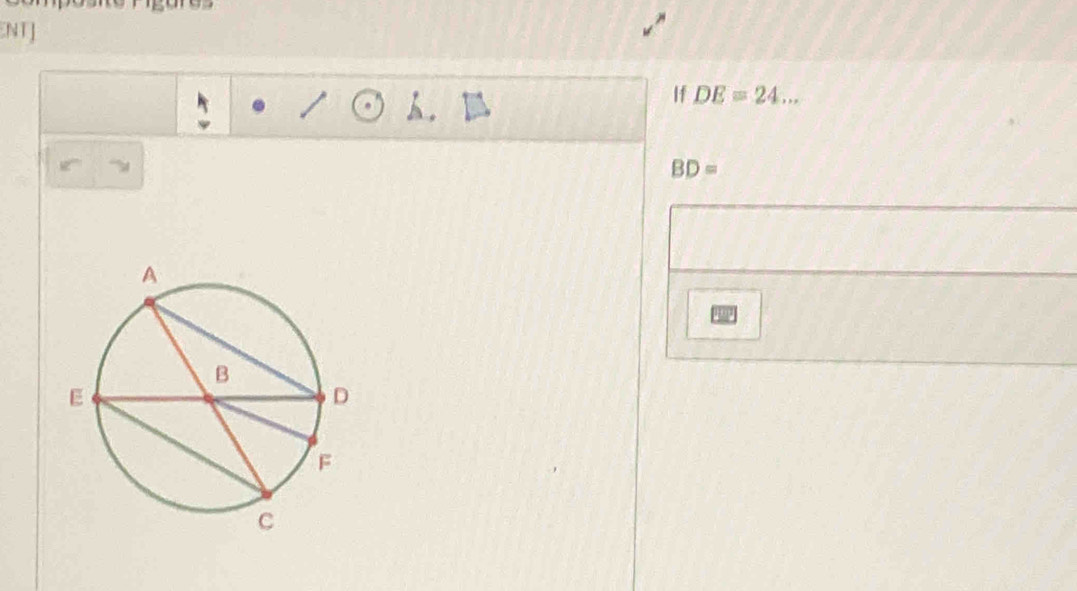 NTJ 
If DE=24...
a
BD=