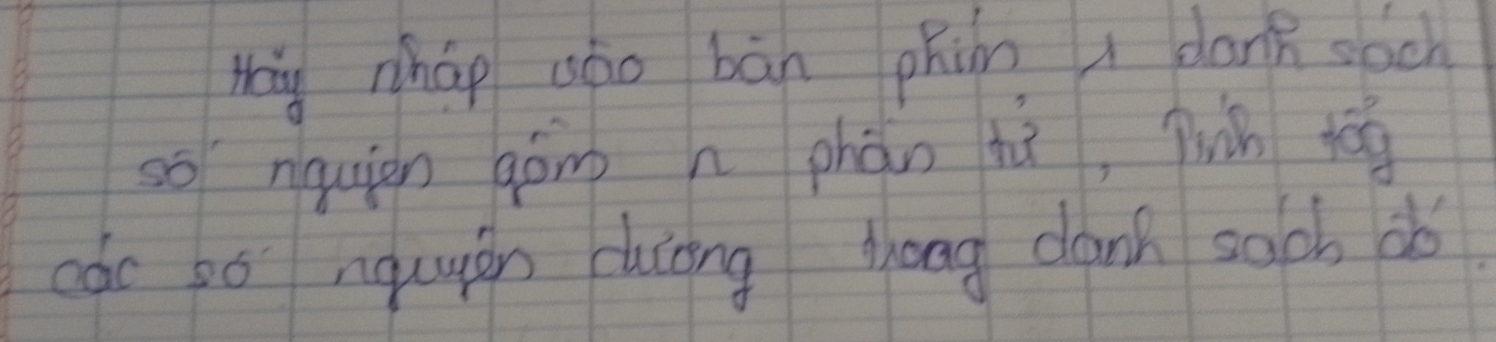 tha rháp uào bàn phin dan'k sach 
so nquien gàngn phàn hú, Wun dág 
càc só nquuán chuing tōng dank soo do