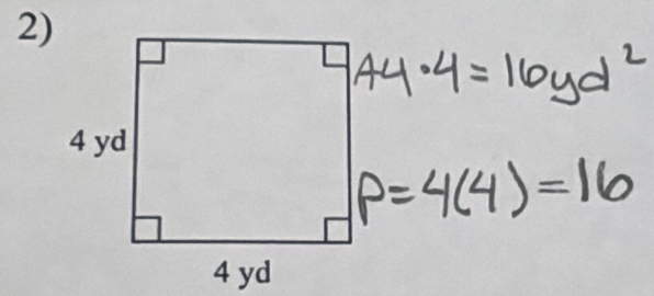 A4· 4=log d^2
p=4(4)=16