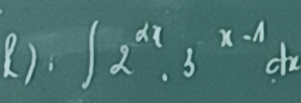 8). ∈t 2^(dx).3^(x-d)dx