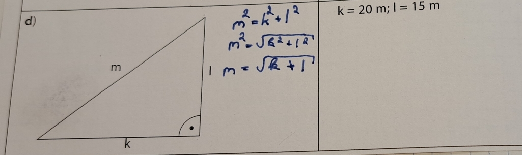 k=20m; l=15m