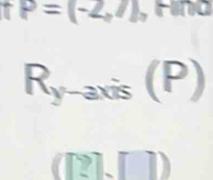 P=(-2,7), , Fino
R_y-axis(P)
([?],[])