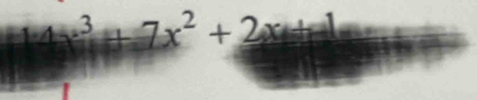 x^3+7x^2+2x+1