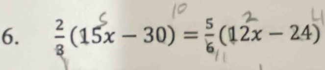 =(15x -30)= =(12x - 24)