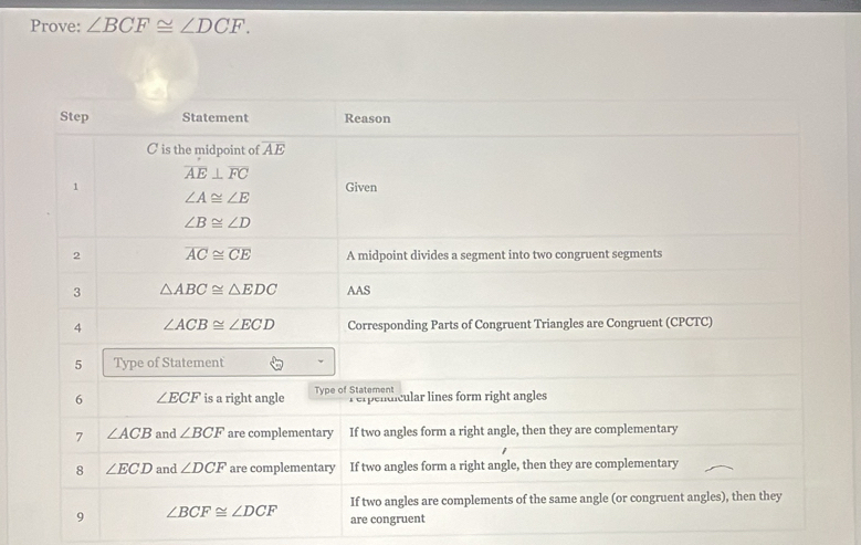 Prove: ∠ BCF≌ ∠ DCF.