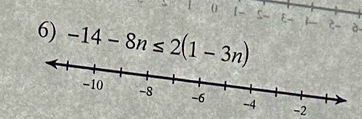 -14-8n≤ 2(1-3n)
E 
? à
-2