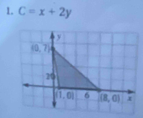 C=x+2y