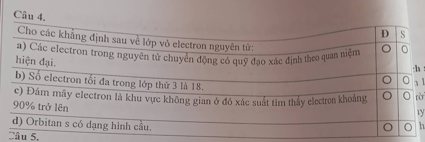 h
1
ờ
y
h
Câu 5.