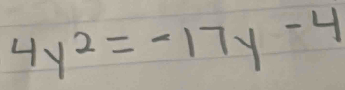 4y^2=-17y-4