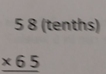 m∠ § 8 (tenths)
_ * 65