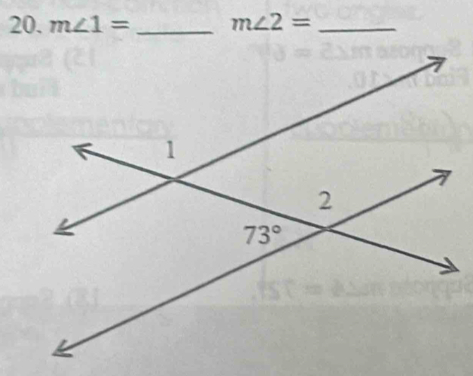 m∠ 1= _ m∠ 2= _