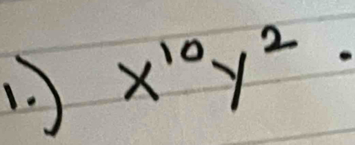 )
x^(10)y^2