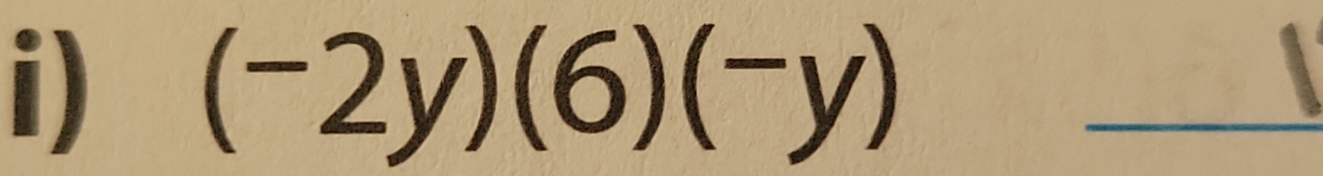 (-2y)(6)(-y)