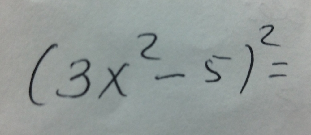 (3x^2-5)^2=