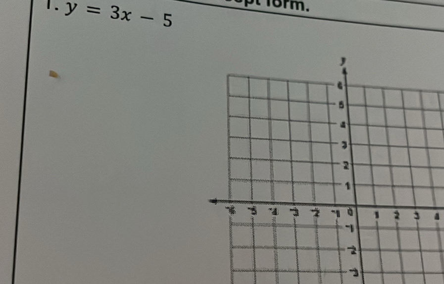 y=3x-5
ept 1orm. 
a