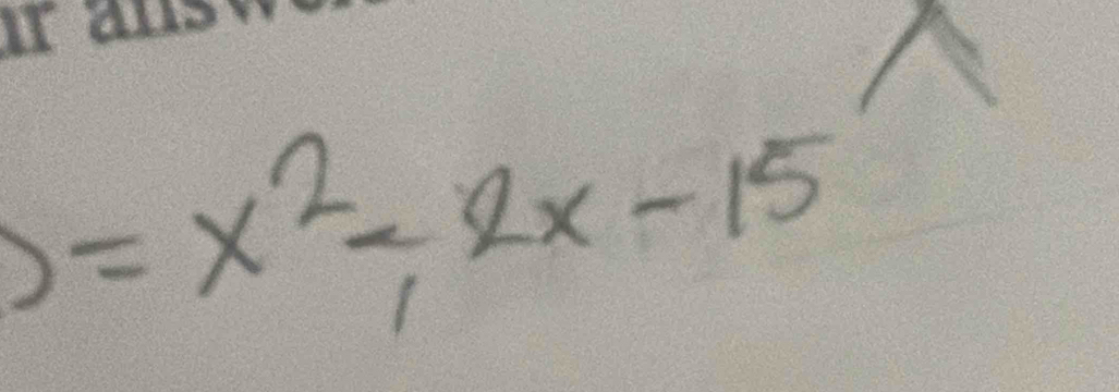 S=x^2-2x-15