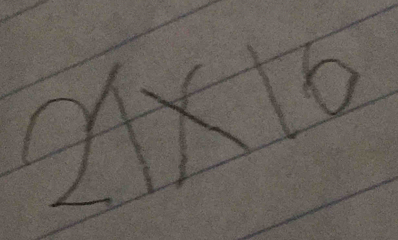 Solved: 21* 16 [Math]