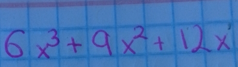 6x^3+9x^2+12x