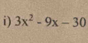 3x^2-9x-30