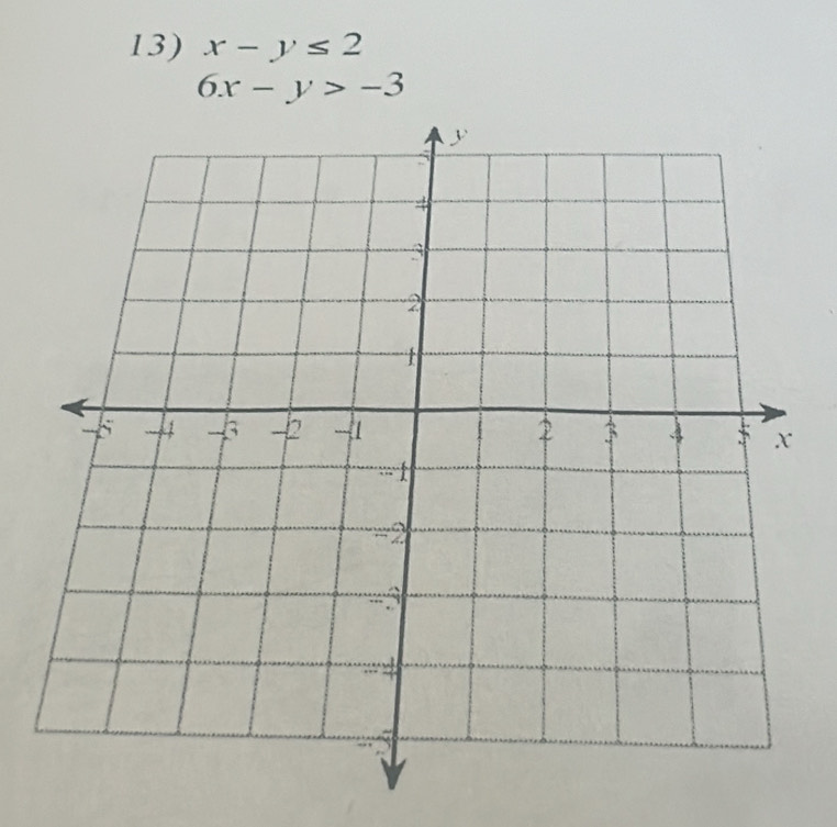 x-y≤ 2
6x-y>-3