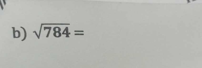 sqrt(784)=