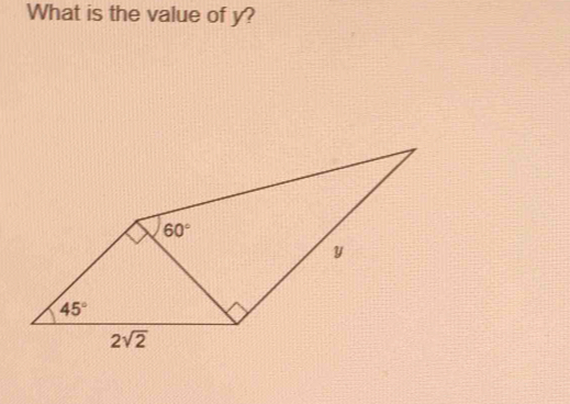 What is the value of y?