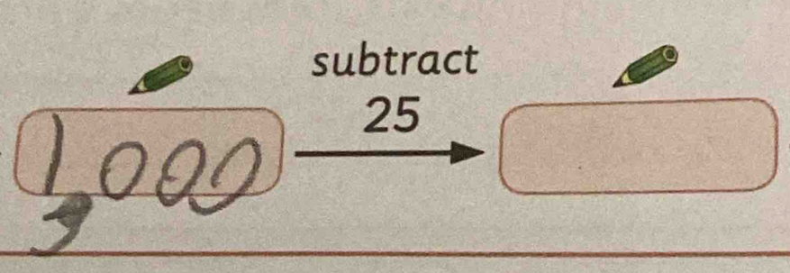 subtract
25