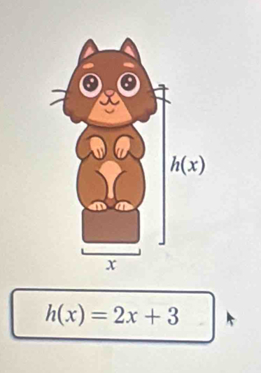 h(x)=2x+3