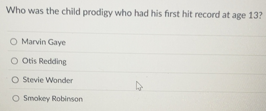 Solved: Who was the child prodigy who had his first hit record at age ...