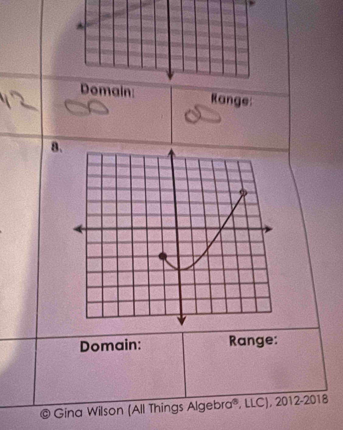 n: Range: 
8 
Domain: Range: 
© Gina Wilson (All Things Algebra®, LLC), 2012-2018