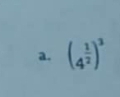 (4^(frac 1)2)^3