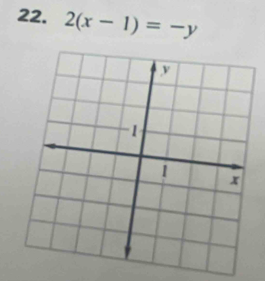 2(x-1)=-y
y

1
x