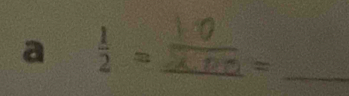 a  1/2 = d=frac I^2 _ 
_=