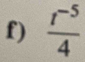  (t^(-5))/4 