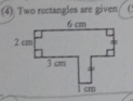 (4). Two rectangles are given