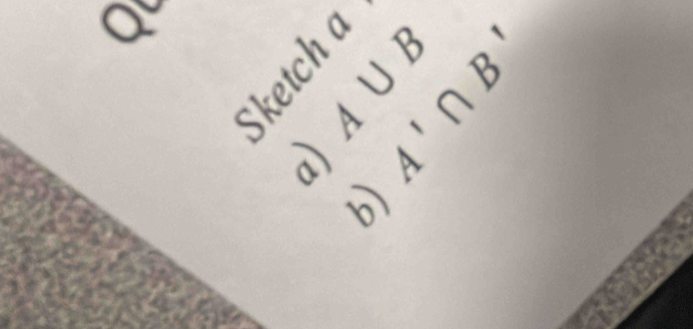 a
A∪ B
a) ||1|
b)