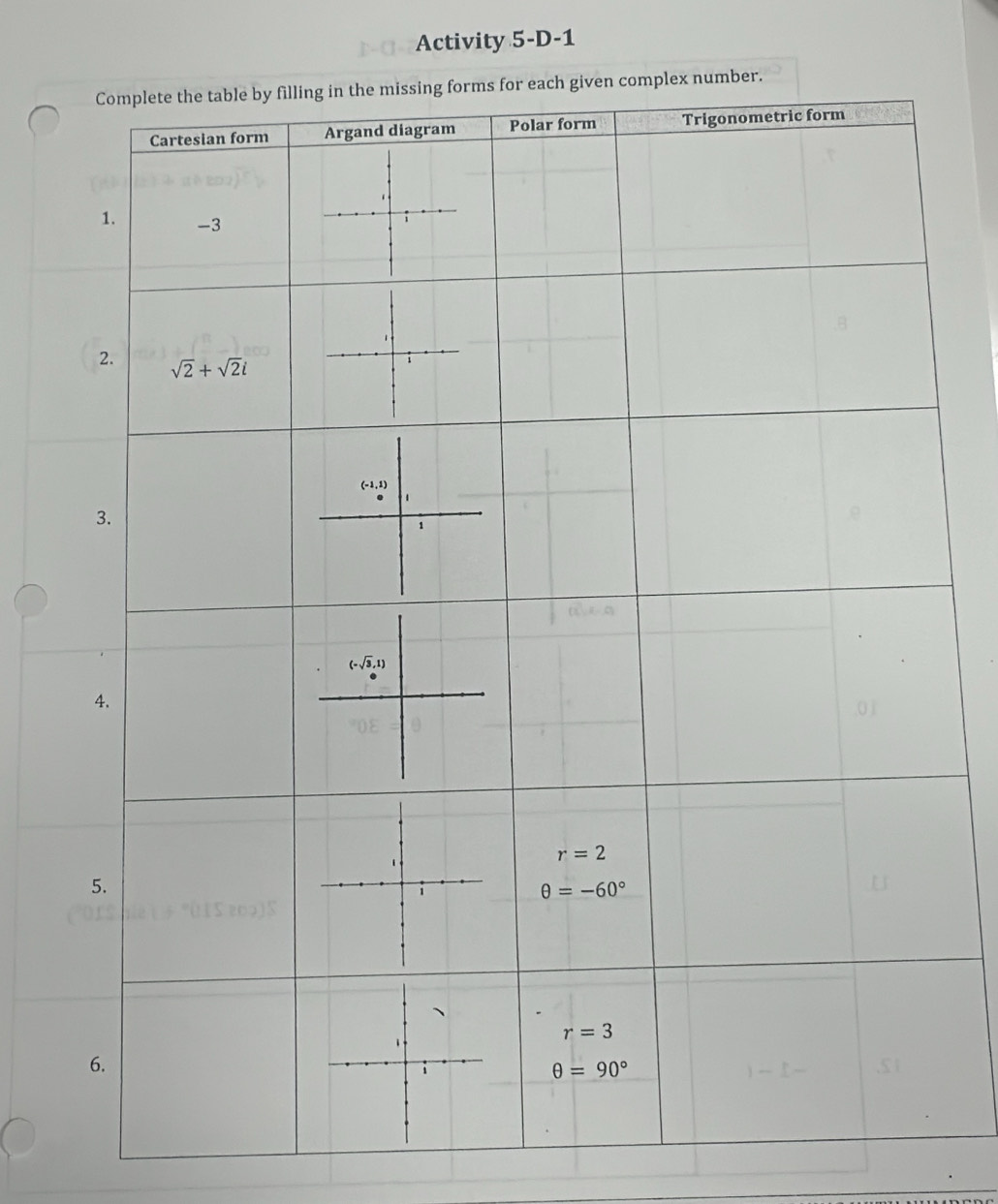 Activity 5-D-1